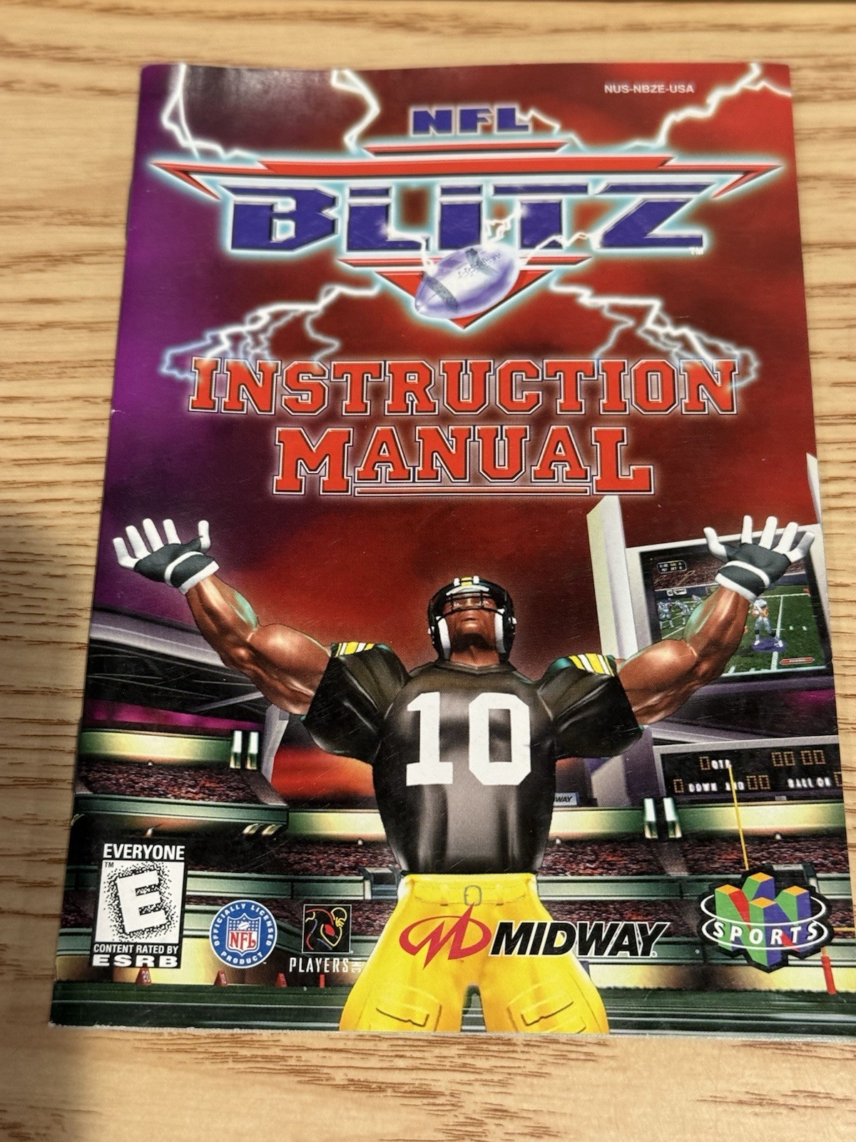 NFL Blitz N64 Manual Only