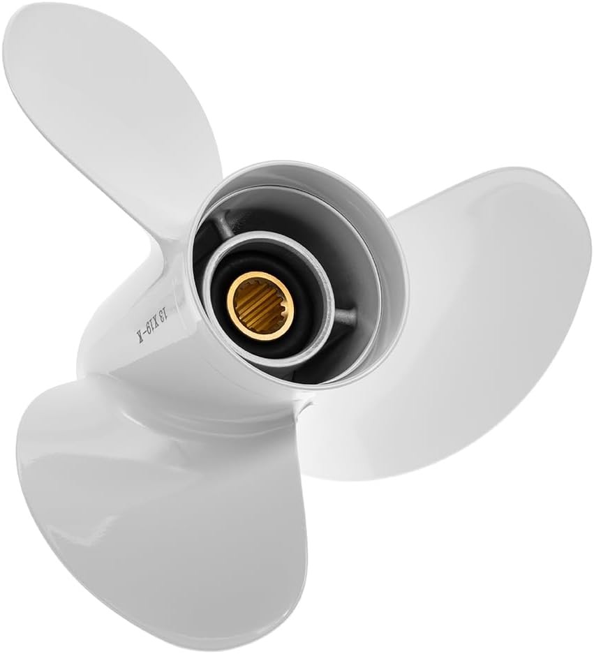 13x19 K Aluminum Outboard Propeller Compatible with Yamaha Outboard Engines