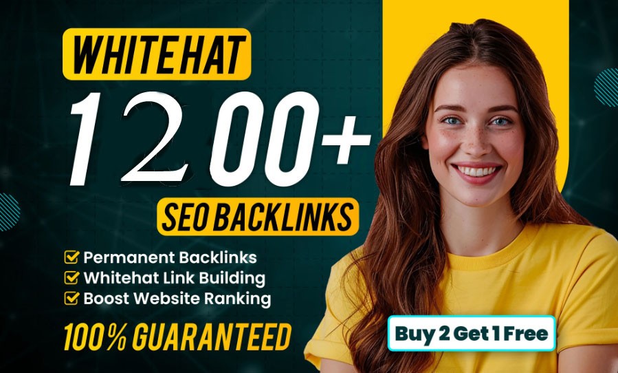 I will do 1200 high da contextual dofollow white hat SEO backlinks