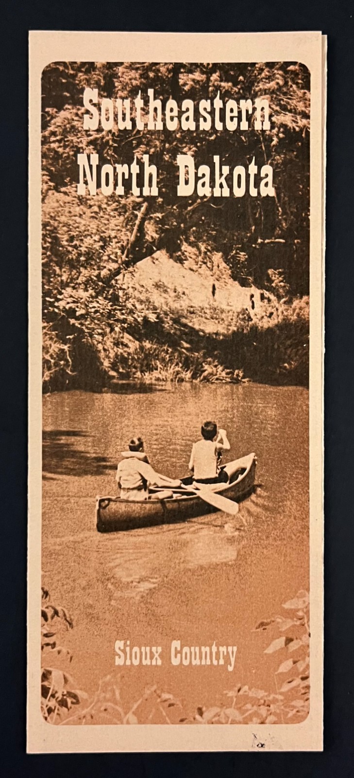 1970s Sioux County Southeastern North Dakota Recreation Vintage Travel Brochure