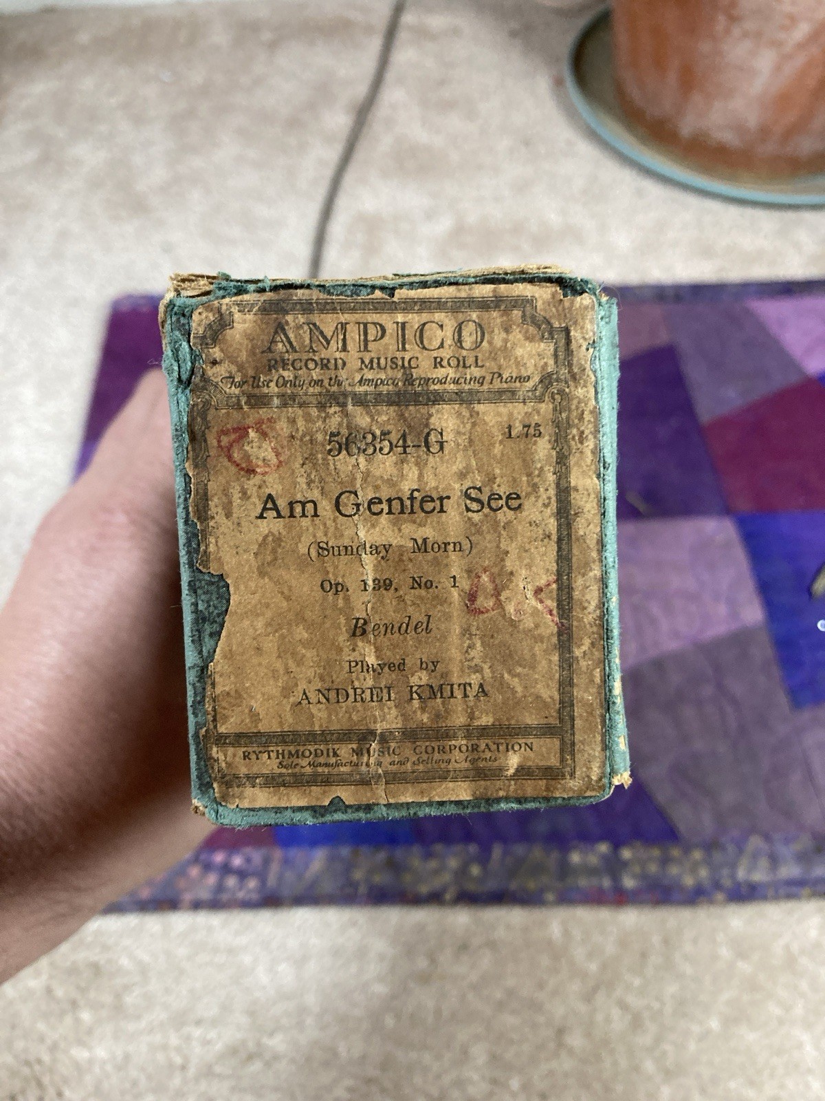 Ampico #56354-G AM GENFER SEE Bendel Andrei Kmita