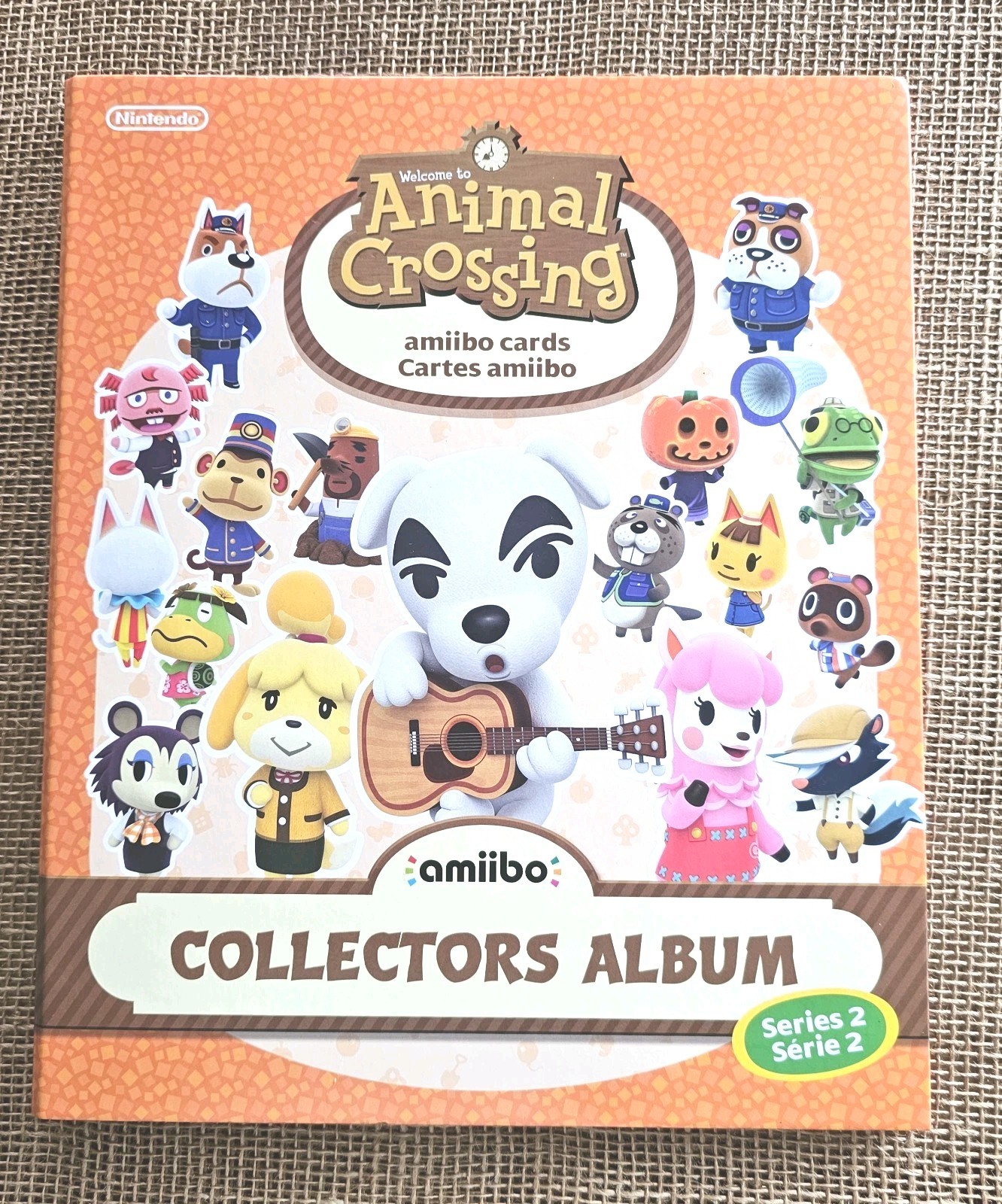 Animal Crossing Amiibo  Card Collectors Album S2 W/ 9 Cards Nintendo