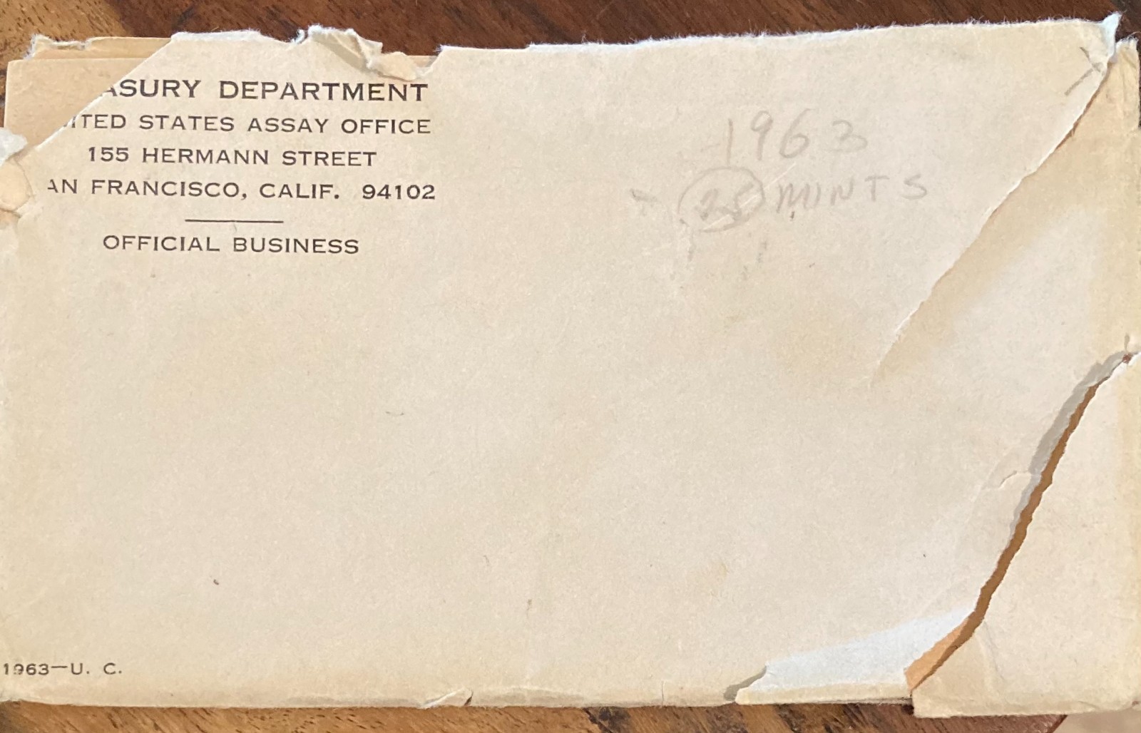 1963 US MINT SILVER MINT SET - 10 COINS AS SHOWN