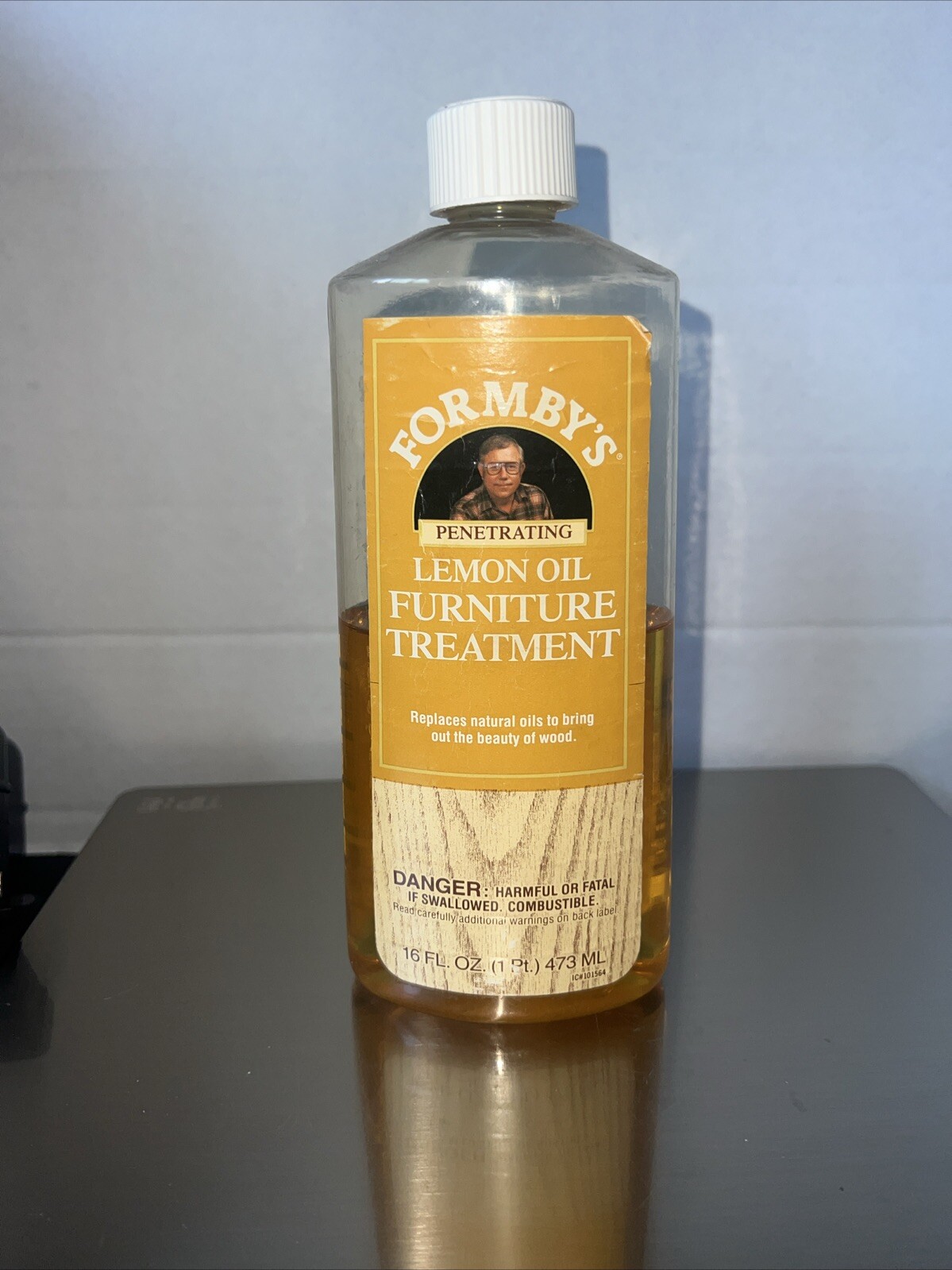 Formbys Penetrating Lemon Oil Wood Furniture Treatment 16oz -50% Full