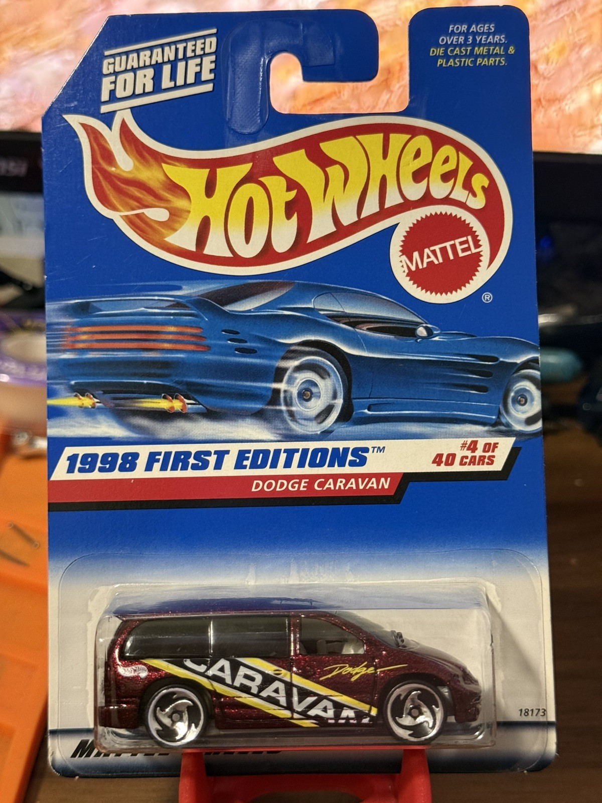 Hot Wheels 1998 First Editions #4/40 • DODGE CARAVAN • Collector #633 • B551