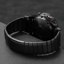 For Garmin Fenix 8Pro E 7X Pro 6 5X Tactix 8 7 Stainless Steel Strap Metal Band
