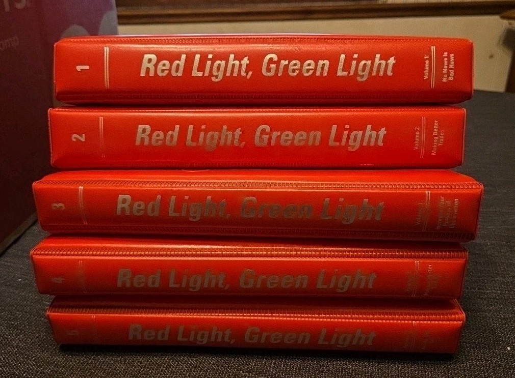 Red Light, Green Light Home Study Course By Wade Cook Seminars Stock Trading EUC