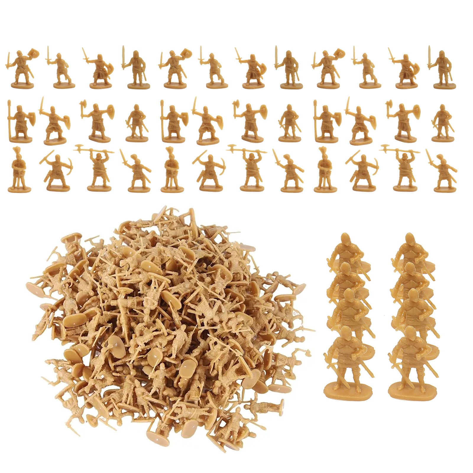 200PCS Medieval Soldiers Creative Assembly Playset Birthday Gift For Age 3+ Kids