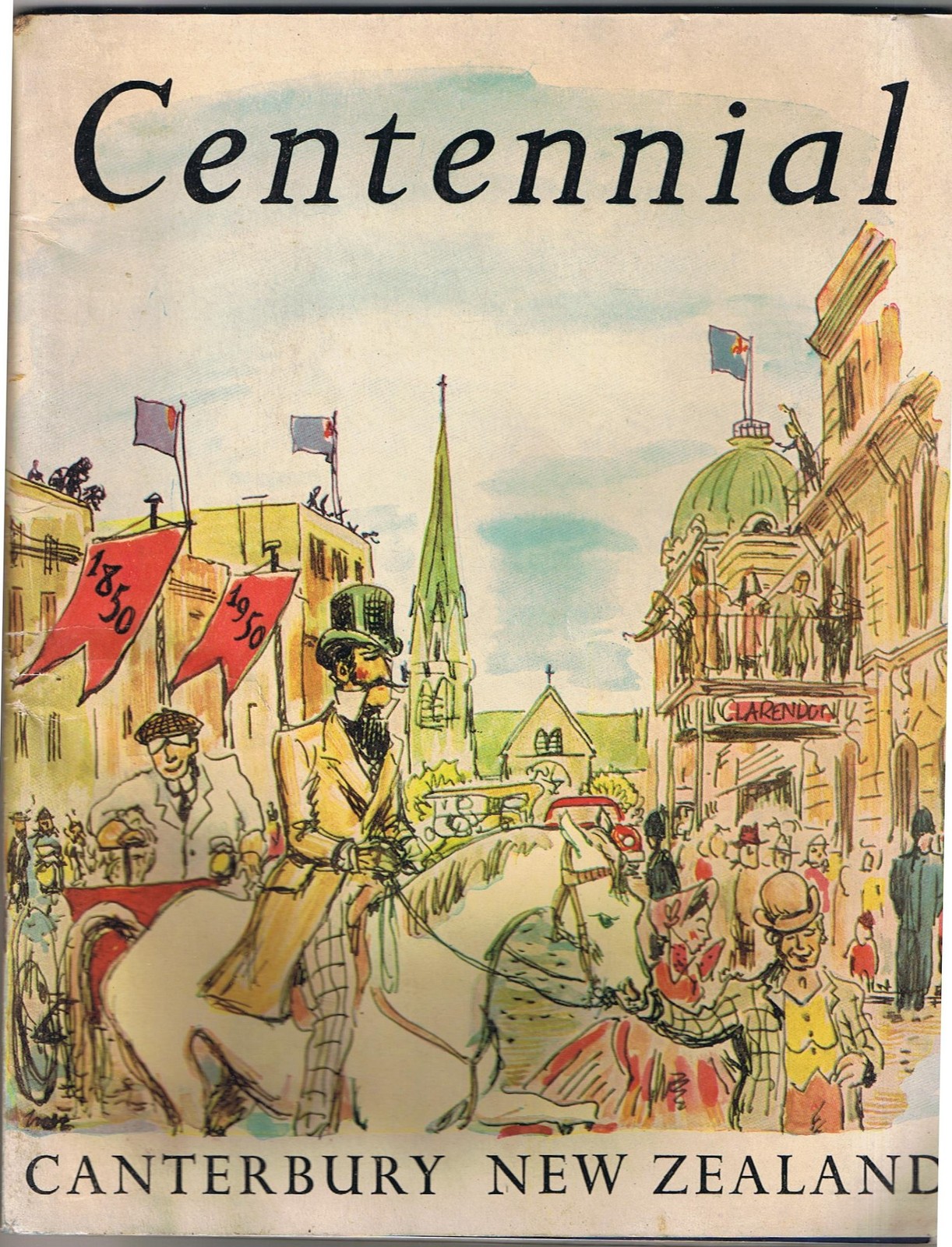 Travel Brochure Centennial Canterbury New Zealand 80 Pages