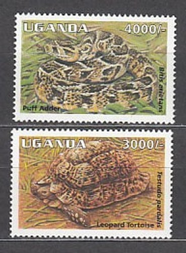 Uganda - Yvert Mail 1271/2 ** Mnh Fauna