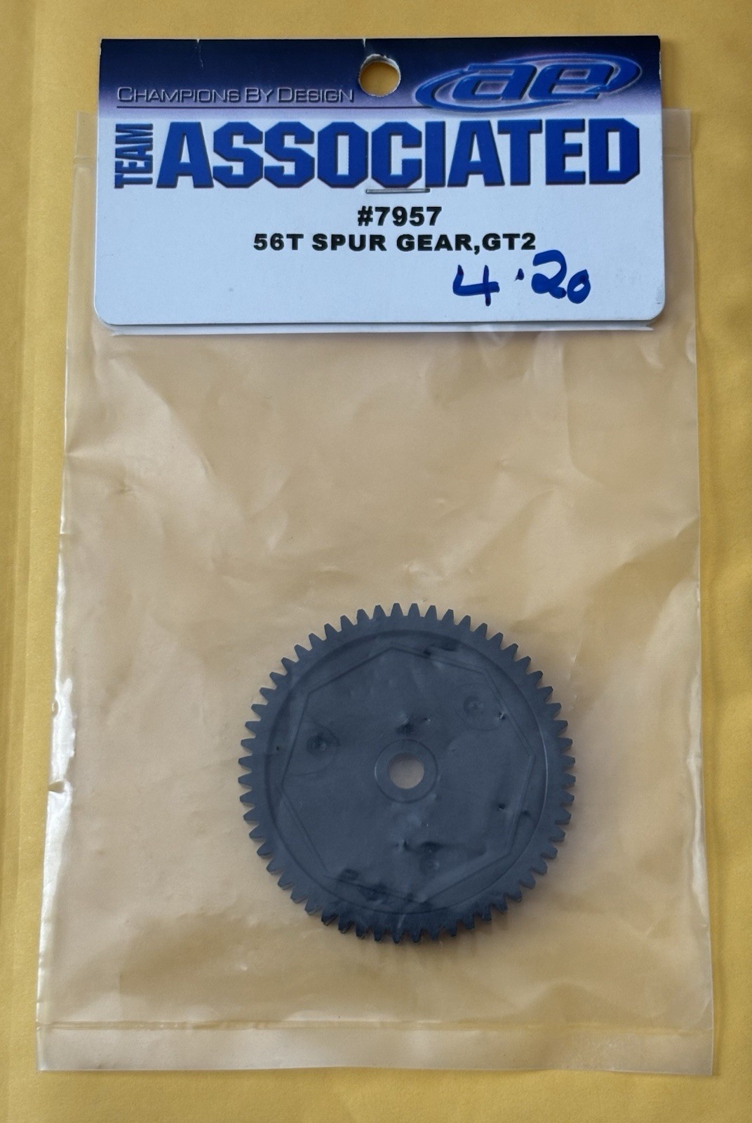 Team Associated #7957 Spur Gear 56 Tooth 56T, 32P for GT2, RC10GT2, SC10GT New
