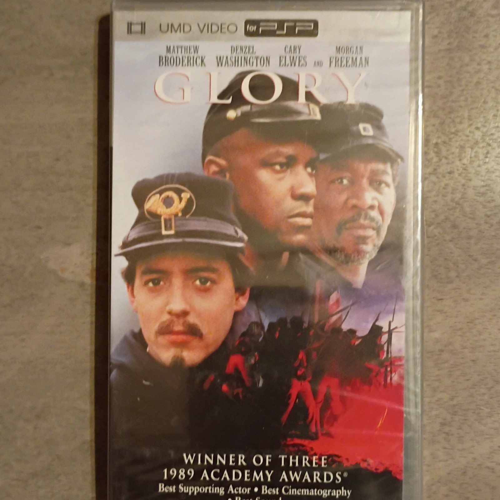 Glory UMD Video for PSP Matthew Broderick Denzel Washington Drama Widescreen