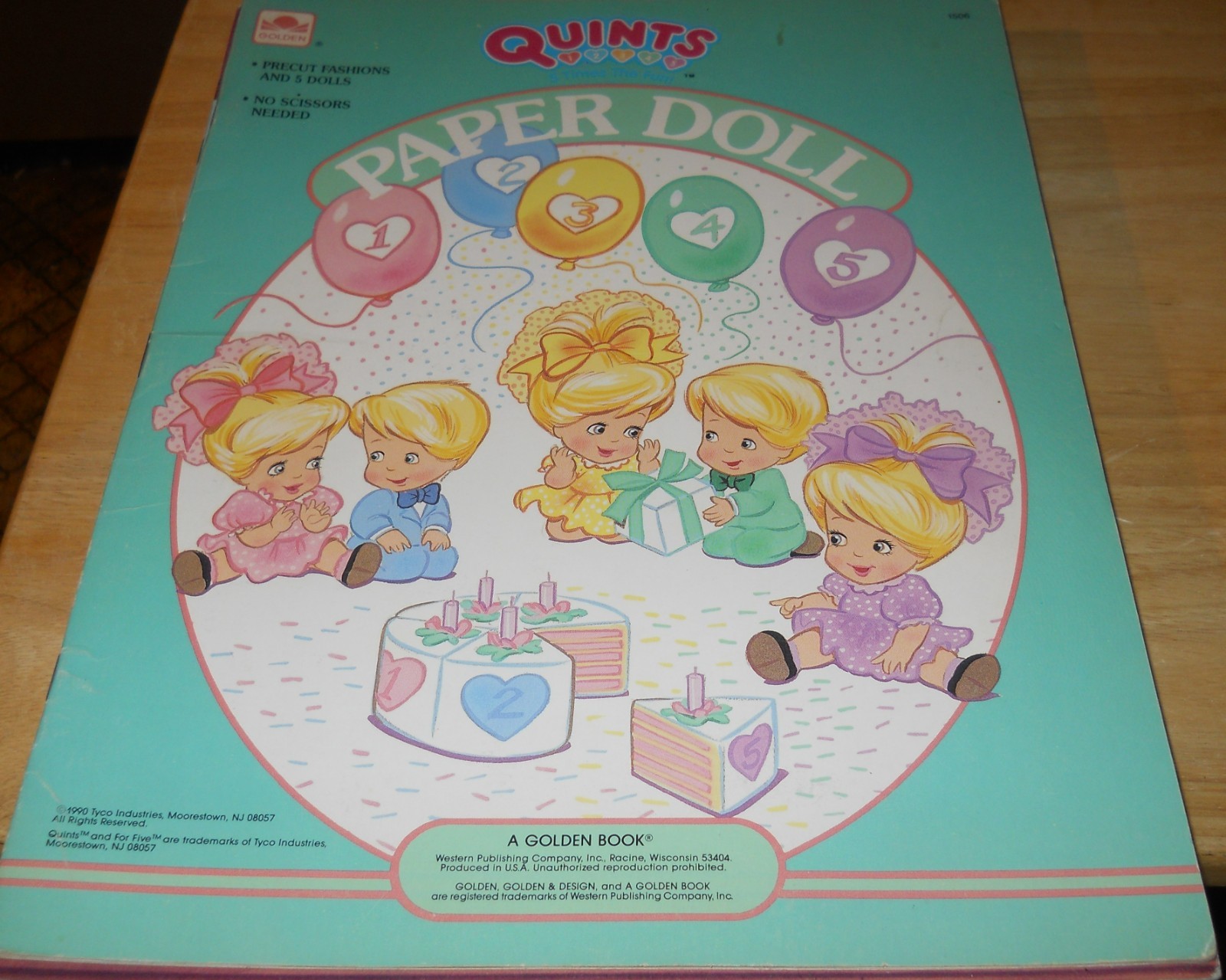 Golden Book QUINTS Press-Out Paper Doll NEW 1990s