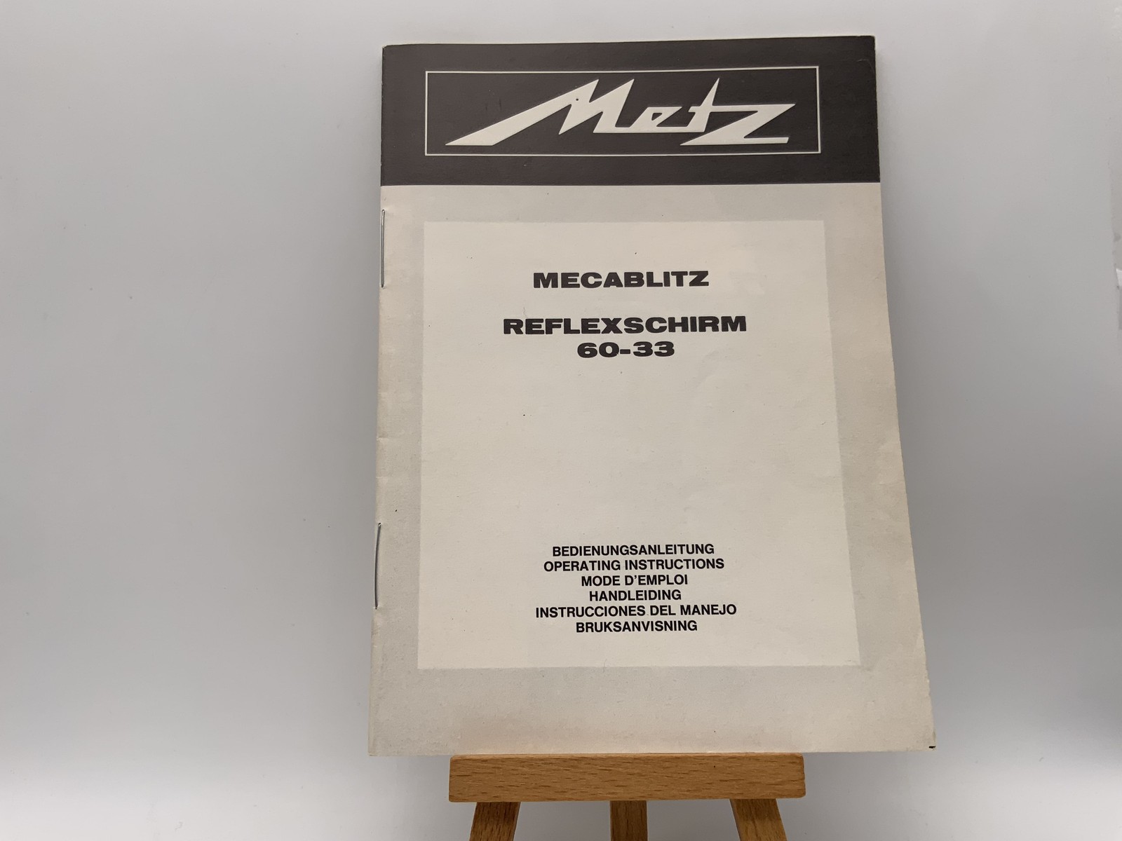 Metz Mecablitz Reflector Umbrella 60-33 Instruction Manual German