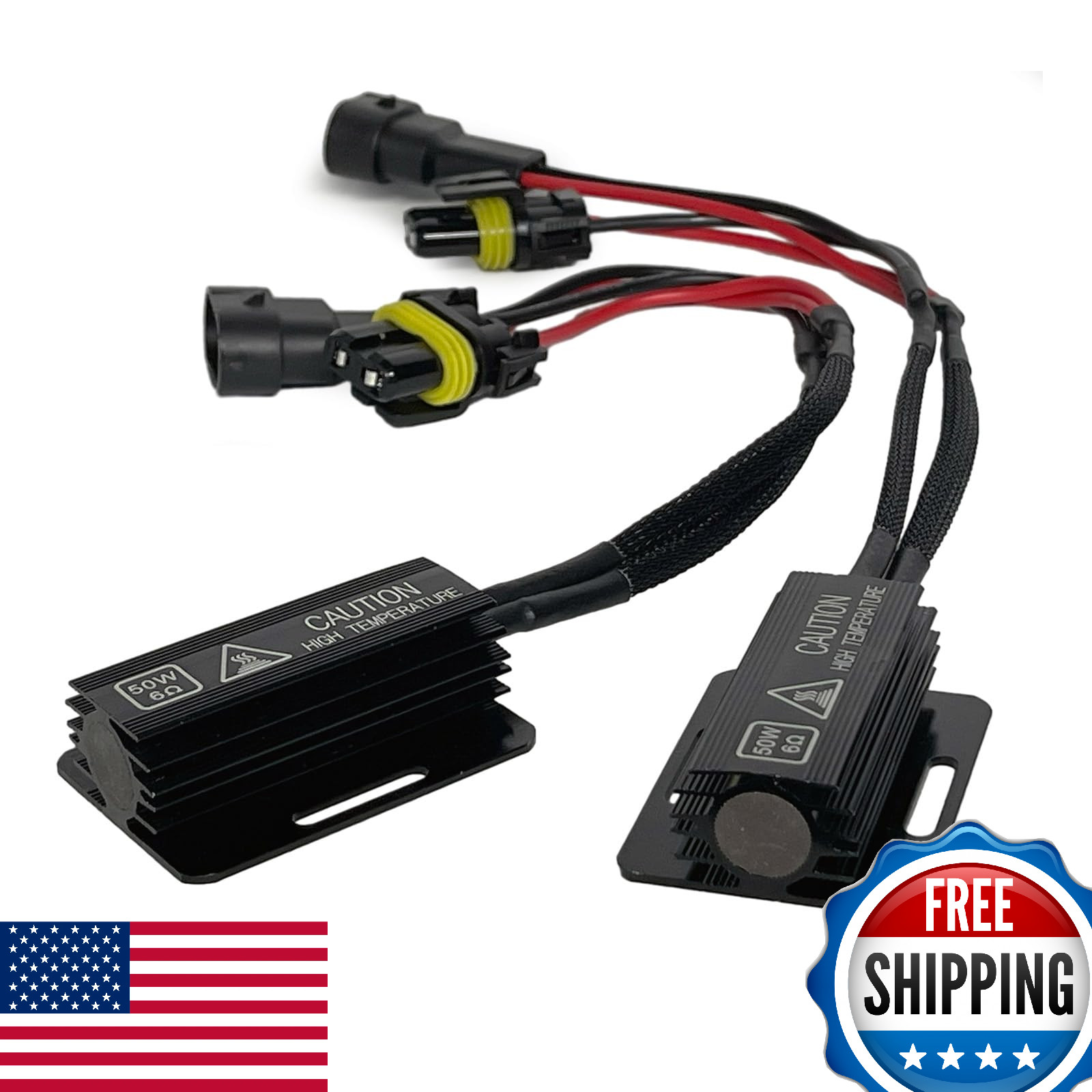 9005 9006 9145 50W 6Ohm LED Load Resistor Canbus Decoder Fix Headlight Error