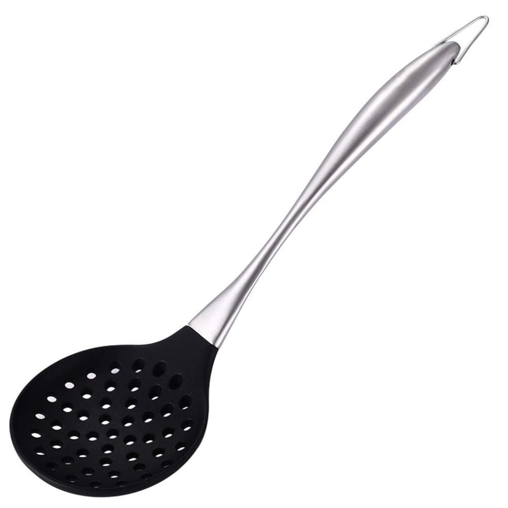 Honglida Silicone Wok Skimmer – Non-Scratch Slotted Spoon for spoon 