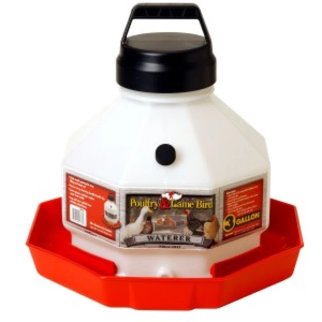 Miller Plastic Poultry Waterer 3 Gallon