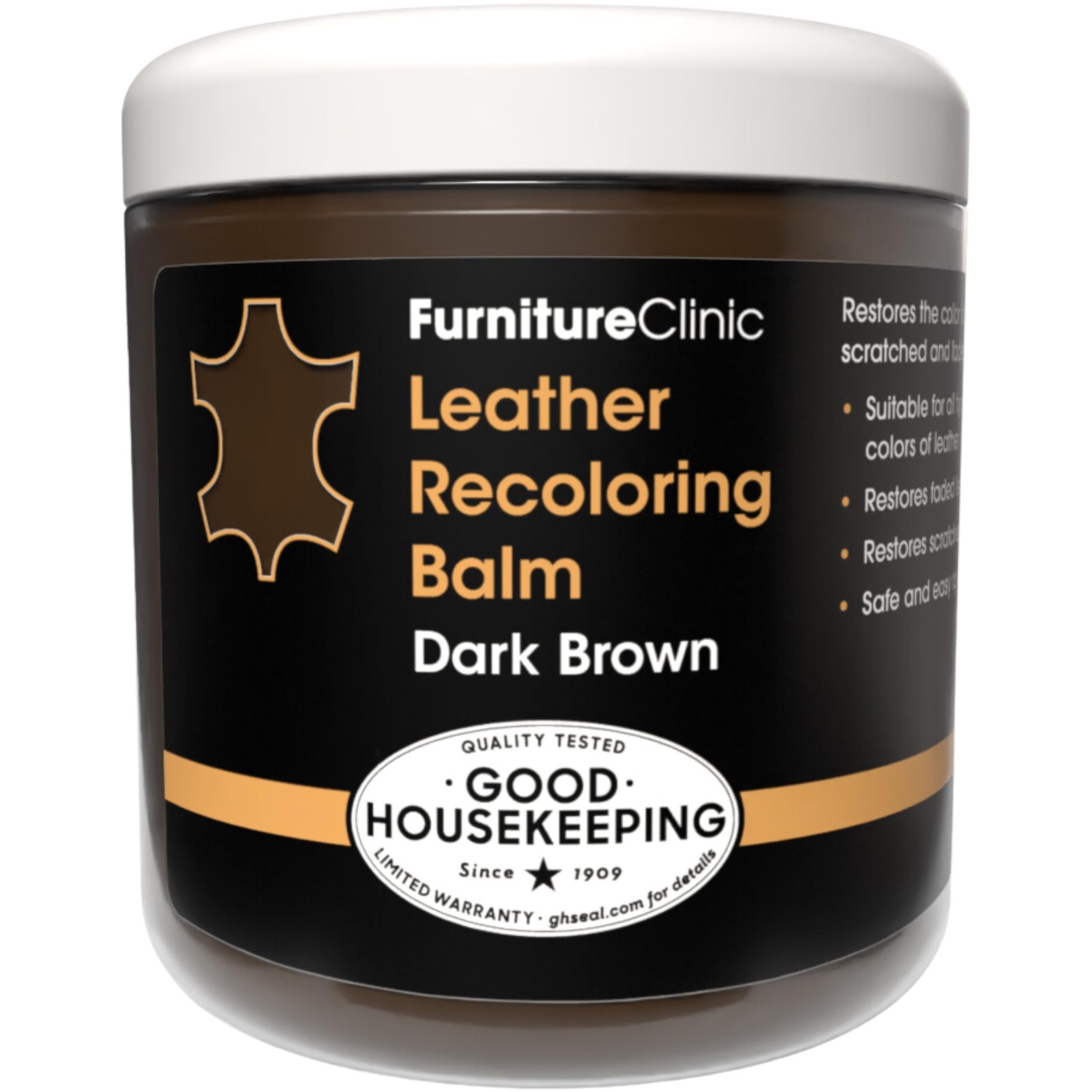 The Original Leather Recoloring Balm by  Dark Brown Leather Dye for Furniture...