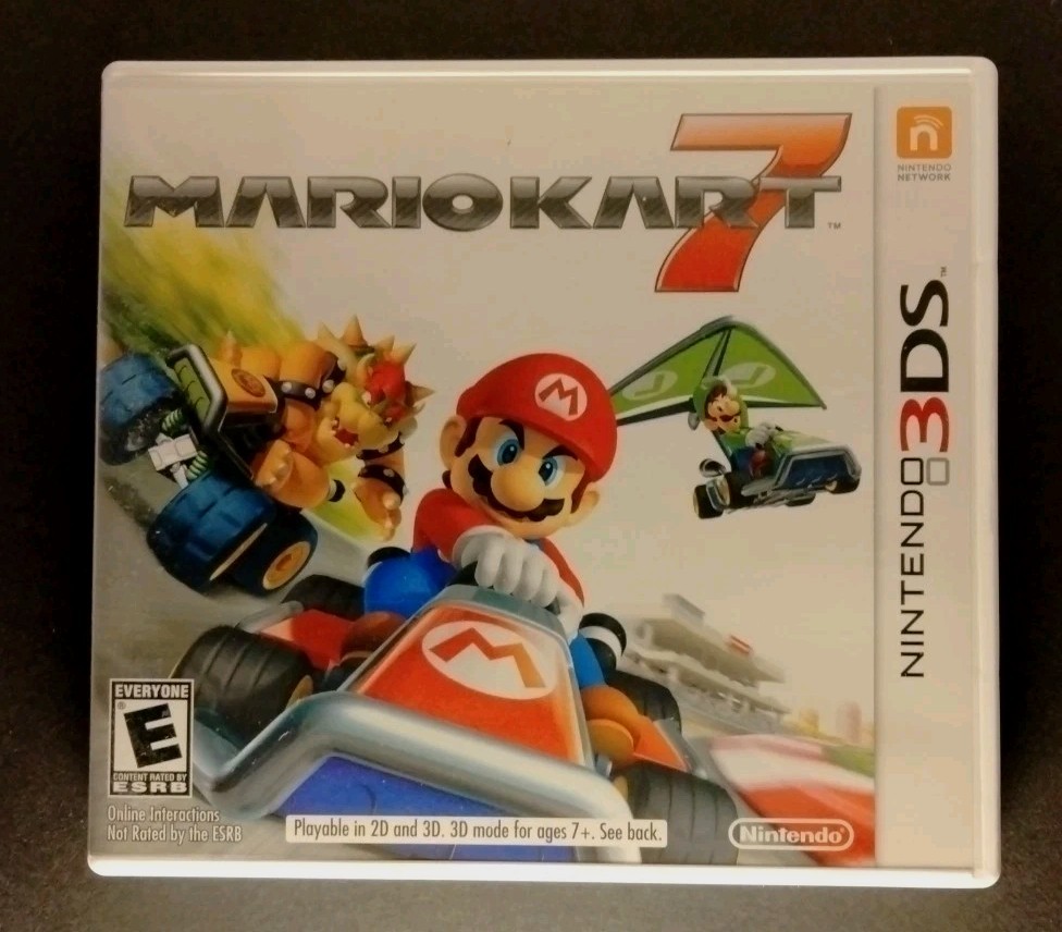 Mario Kart 7 Seven Nintendo 3ds Authentic Case Box Artwork ONLY