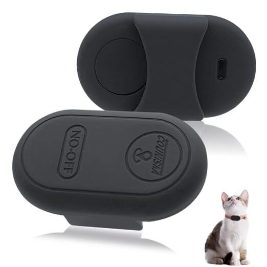 Silicone Holder Compatible for Samsung Galaxy smarttag2 for Dog 2 Pack black
