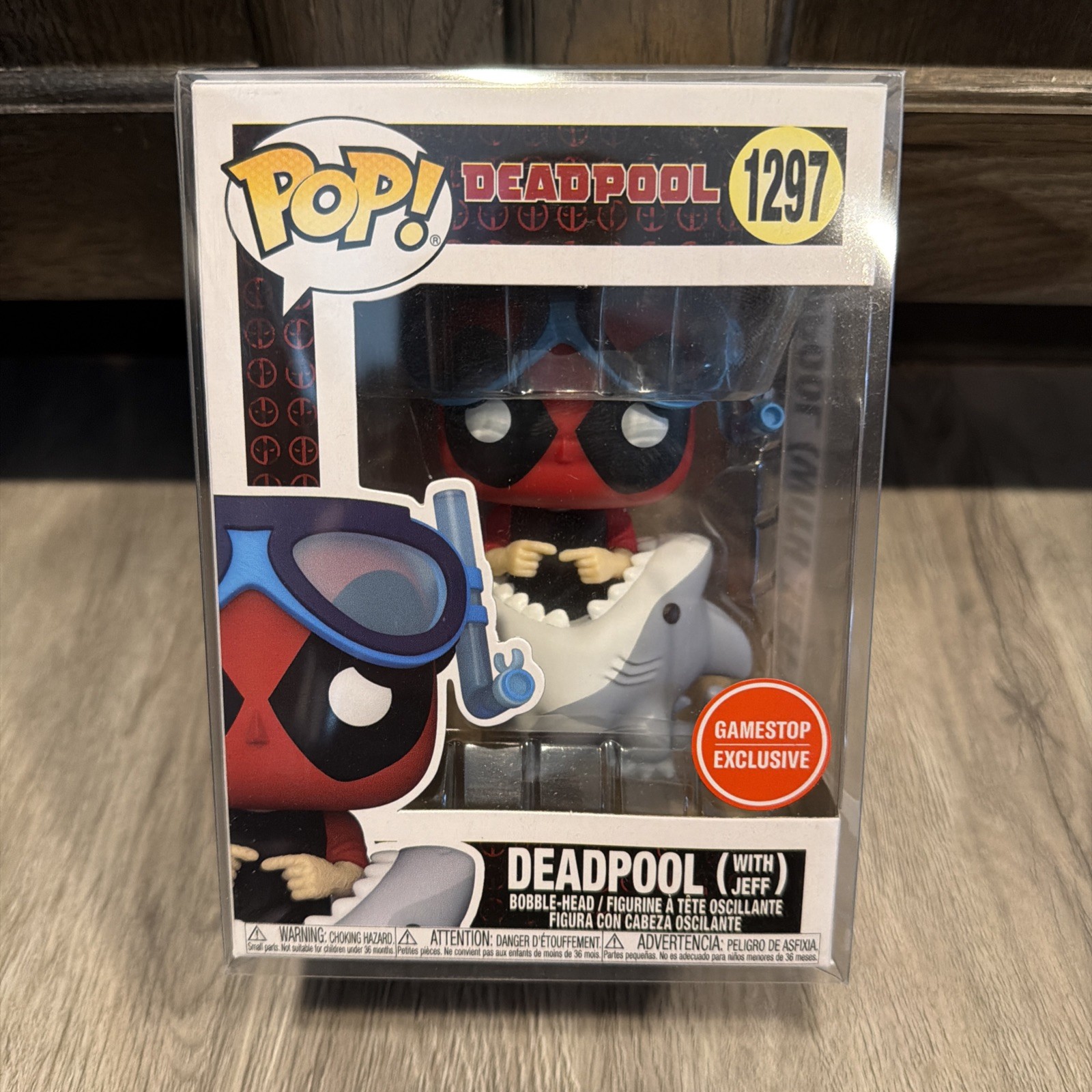 Funko Pop! Deadpool 1297 Deadpool with Jeff  GameStop Exclusive