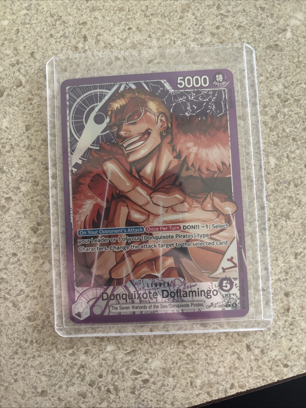 Donquixote Doflamingo - OP14-060 (Alternate Art) OP14-060 The Azure Sea's Seven