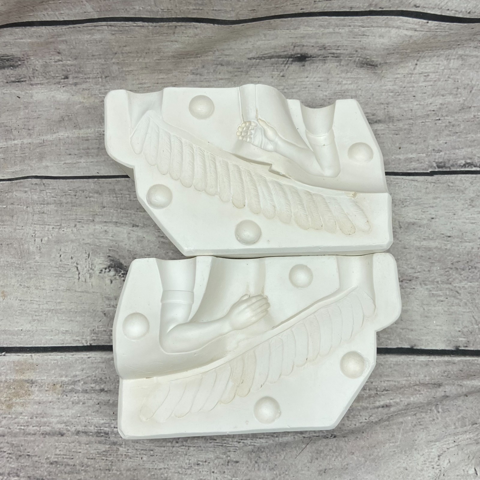 Vintage 1990 Caster Ceramic Casting Mold Indian Scout #162