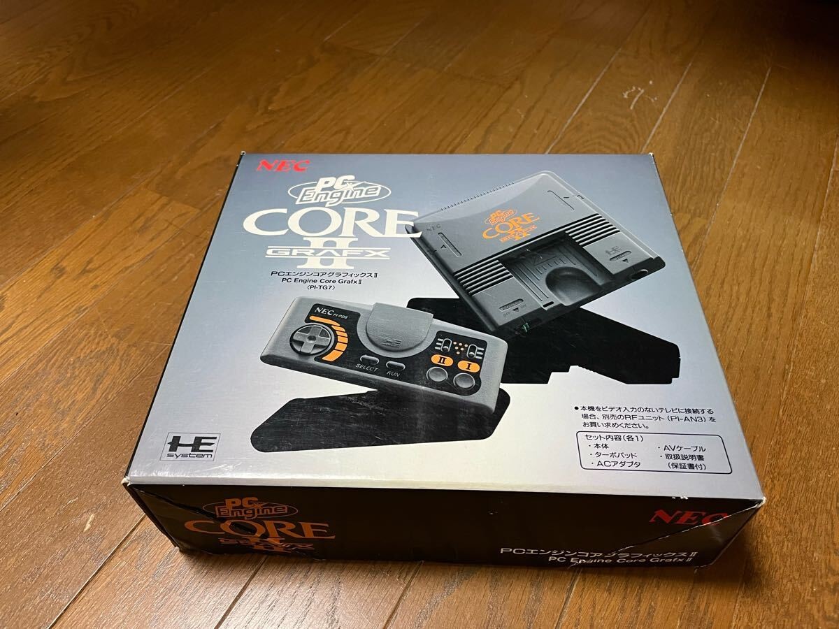 NEC PC Engine CoreGrafx II Console PI-TG7 NEW Unused Japan JP Rare