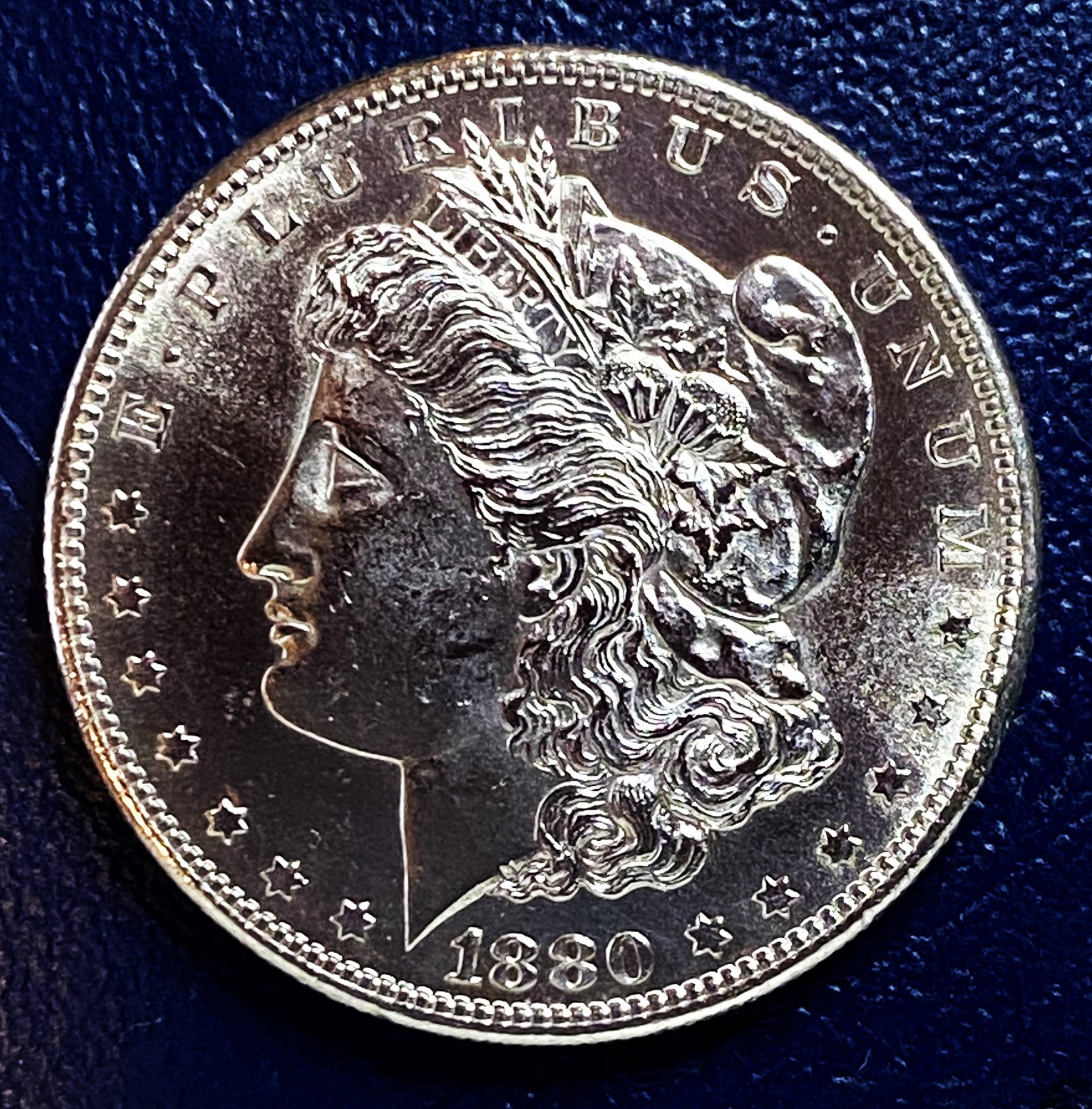 1880 S BU MS Proof Like Morgan Dollar 90% Silver 1 Brilliant Uncirculated