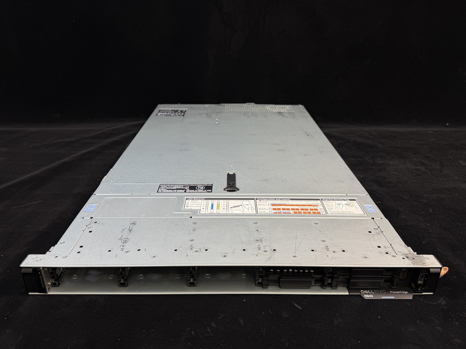 Dell PowerEdge R640 10SFF 2x Gold 6138 40C 128GB RAM H730P 10GbE iDRAC9 NO HDD