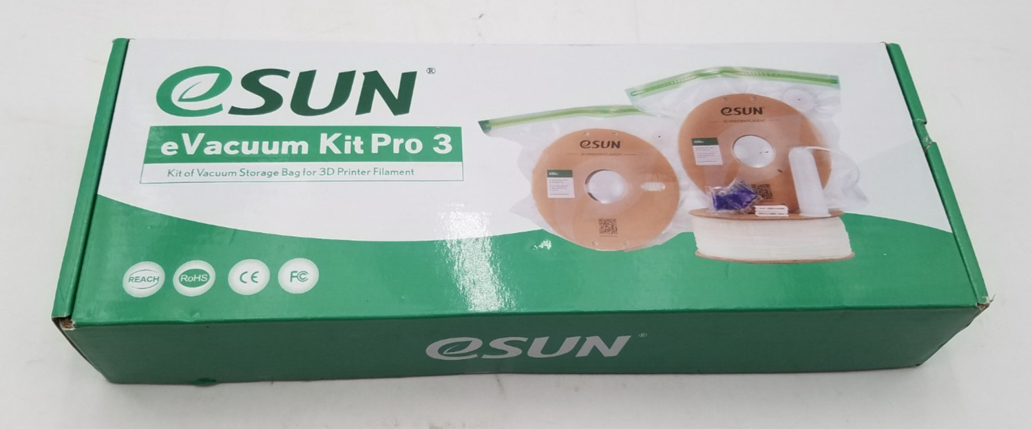eSun eVacuum Kit Pro 3 (Kit of Vacuum Storage Bag for 3D Printer Filament)