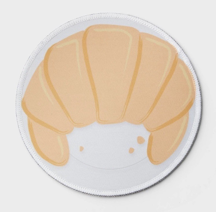 Heyday Mousepad Croissant 8” Style Brand New Gaming Mouse Pad Office Work Pad