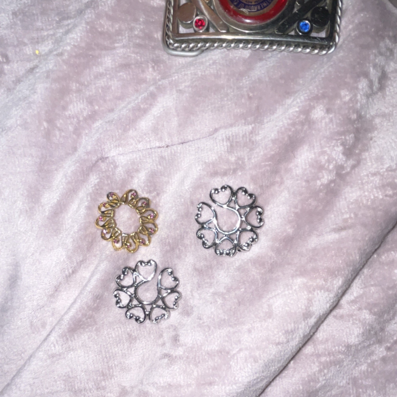 Nipple ring Gold Silver Metal Fashion Jewelry Lot