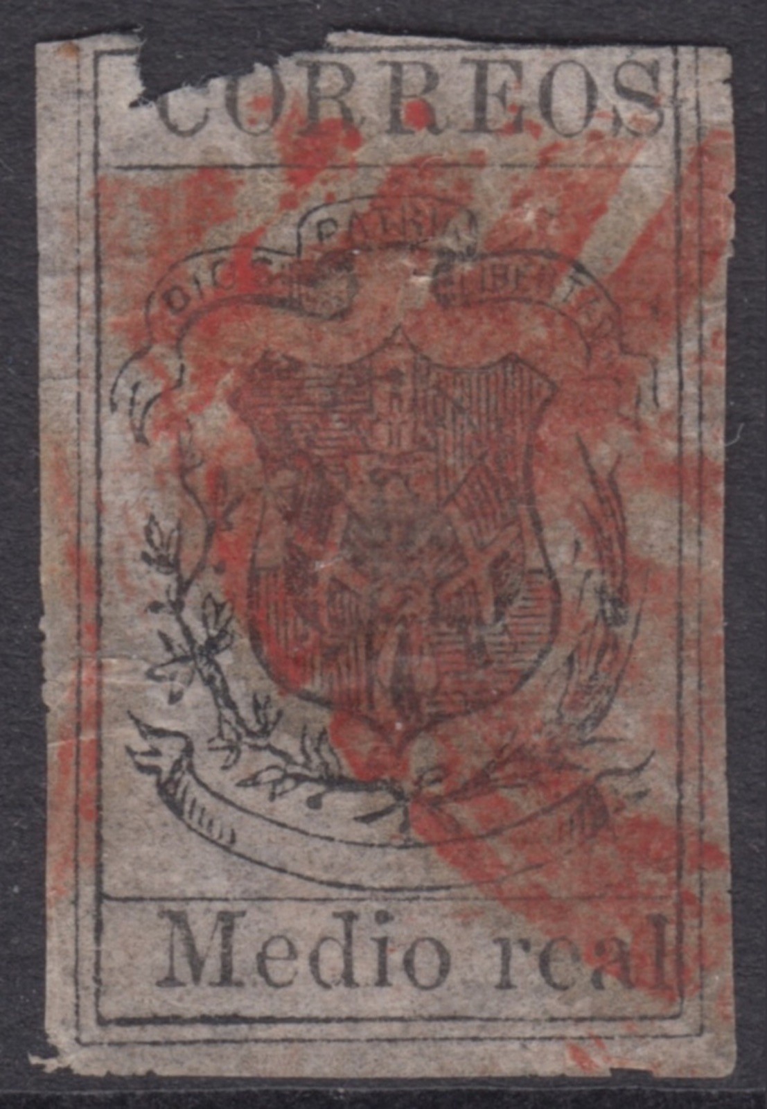 DOMINICAN REPUBLIC ~1867 - Sc #13 (?) - USED