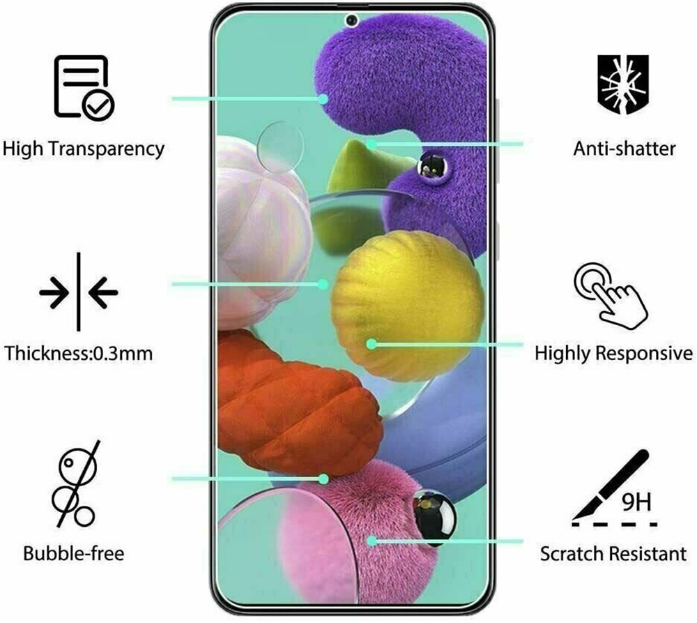 Ultra-Thin Tempered Glass Protector For Infinix Note 50 Pro 30 12 11 Play Zero