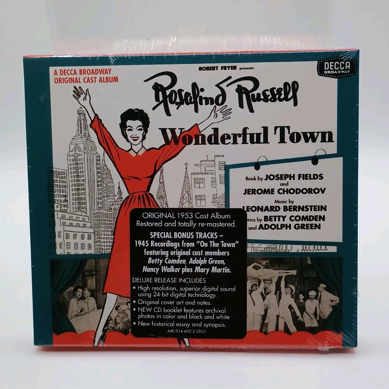 Wonderful Town (Original Broadway Cast) by Rosalind Russell (CD) Decca Broadway 