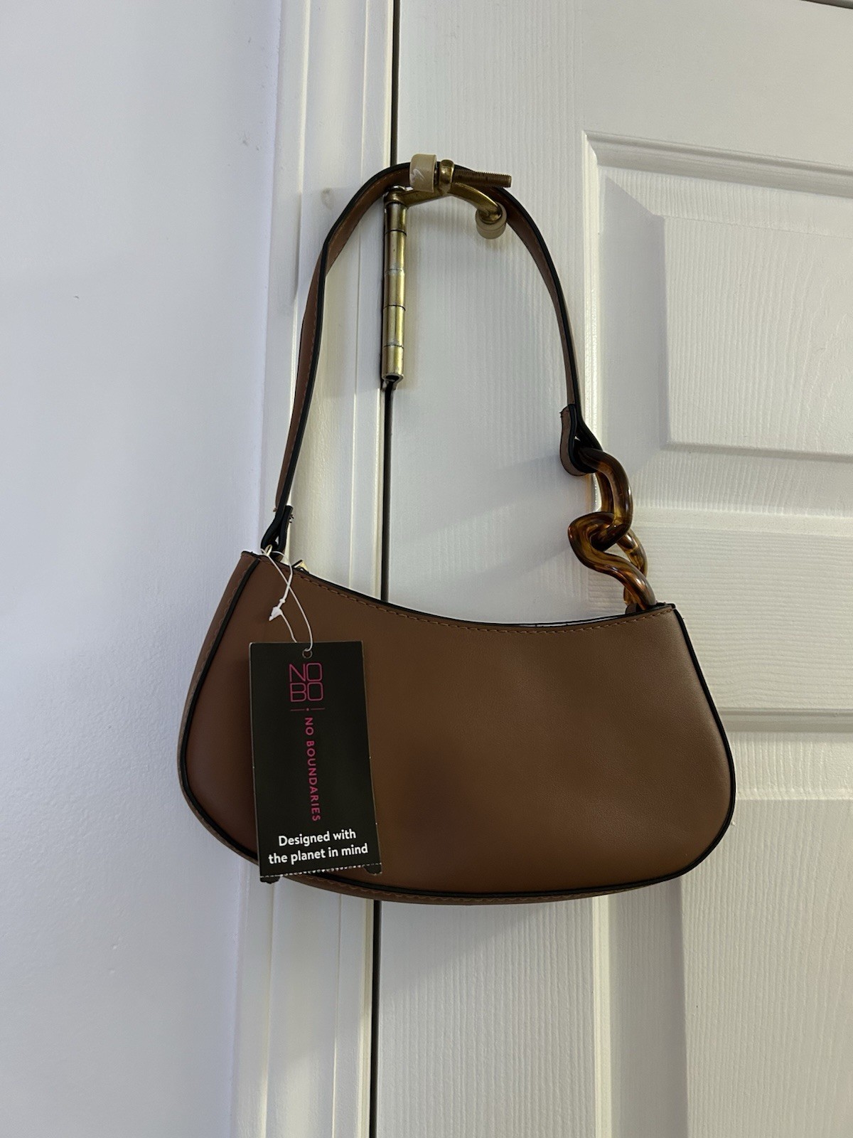 No Boundaries Women's Contemporary Handbag Cognac NWT