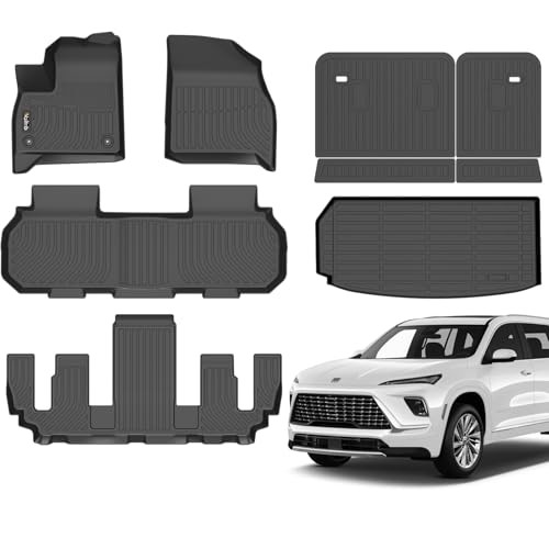 Wailtnb- for Buick Enclave 2018-2024 Floor Mat Cargo Mat All Weather Automotive