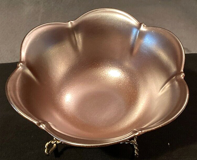 2009 Casafina Meridian Bronze/Cream Soup/Cereal Bowl-7" Dia.-EUC-Appears Unused
