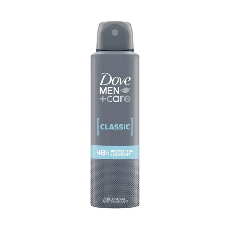 6x Dove Men Care Classic Spray Deodorant Anti-Perspirant 48H Comfort 150ml