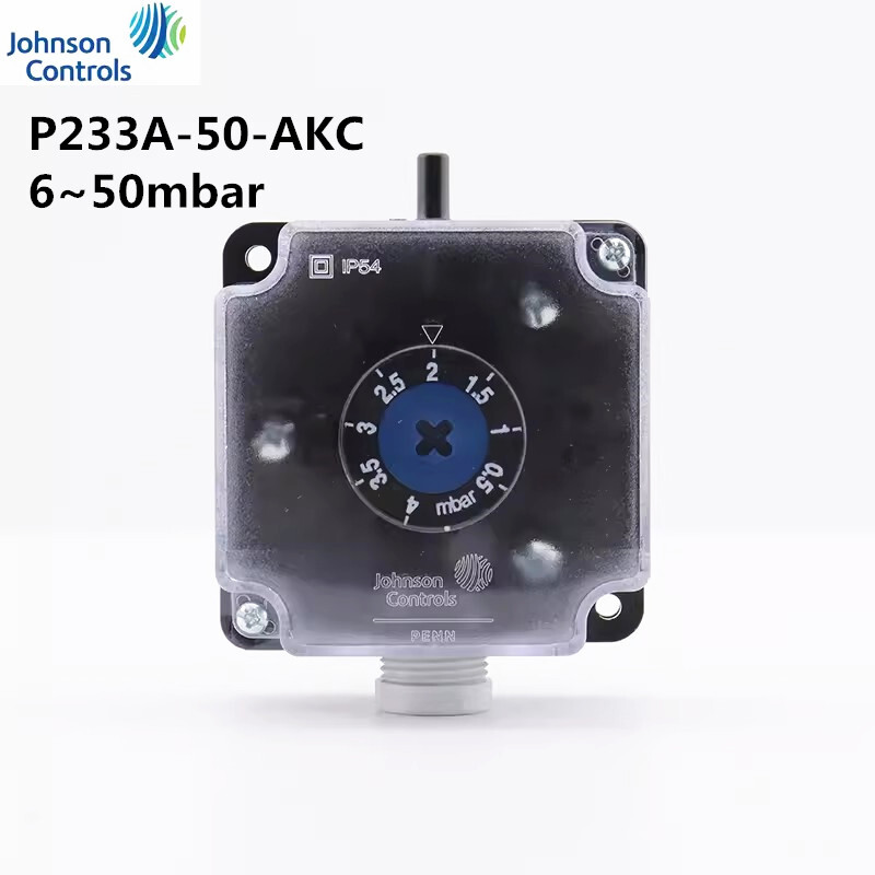 1pcs Johnson P233A-50-AKC 6~50mbar Gas Pressure Difference Switch controller  #Z