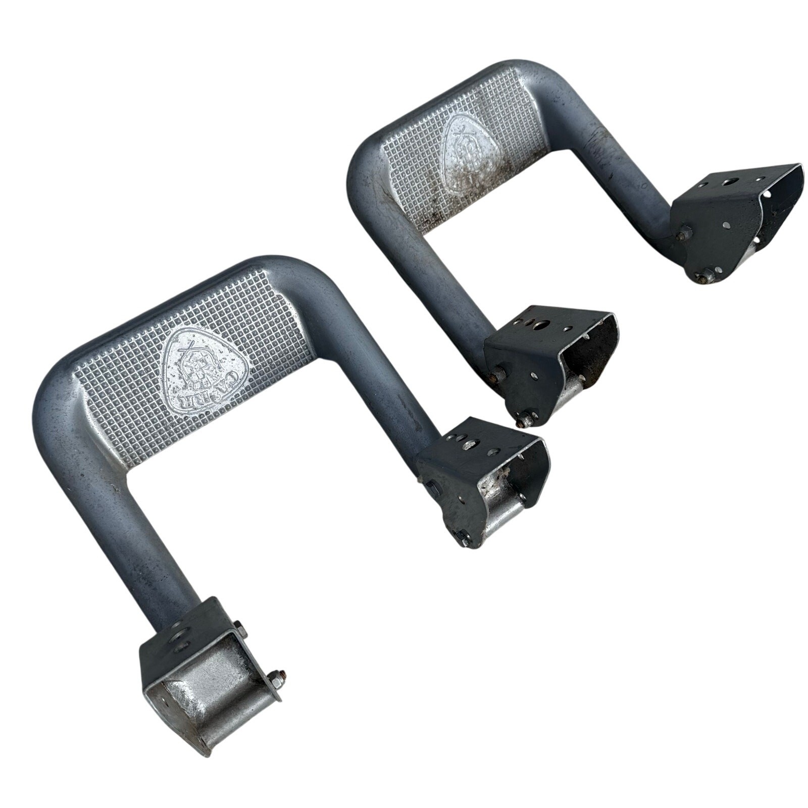 Pair of Carr hoop step aluminum car / truck steps 1271 No Hardware