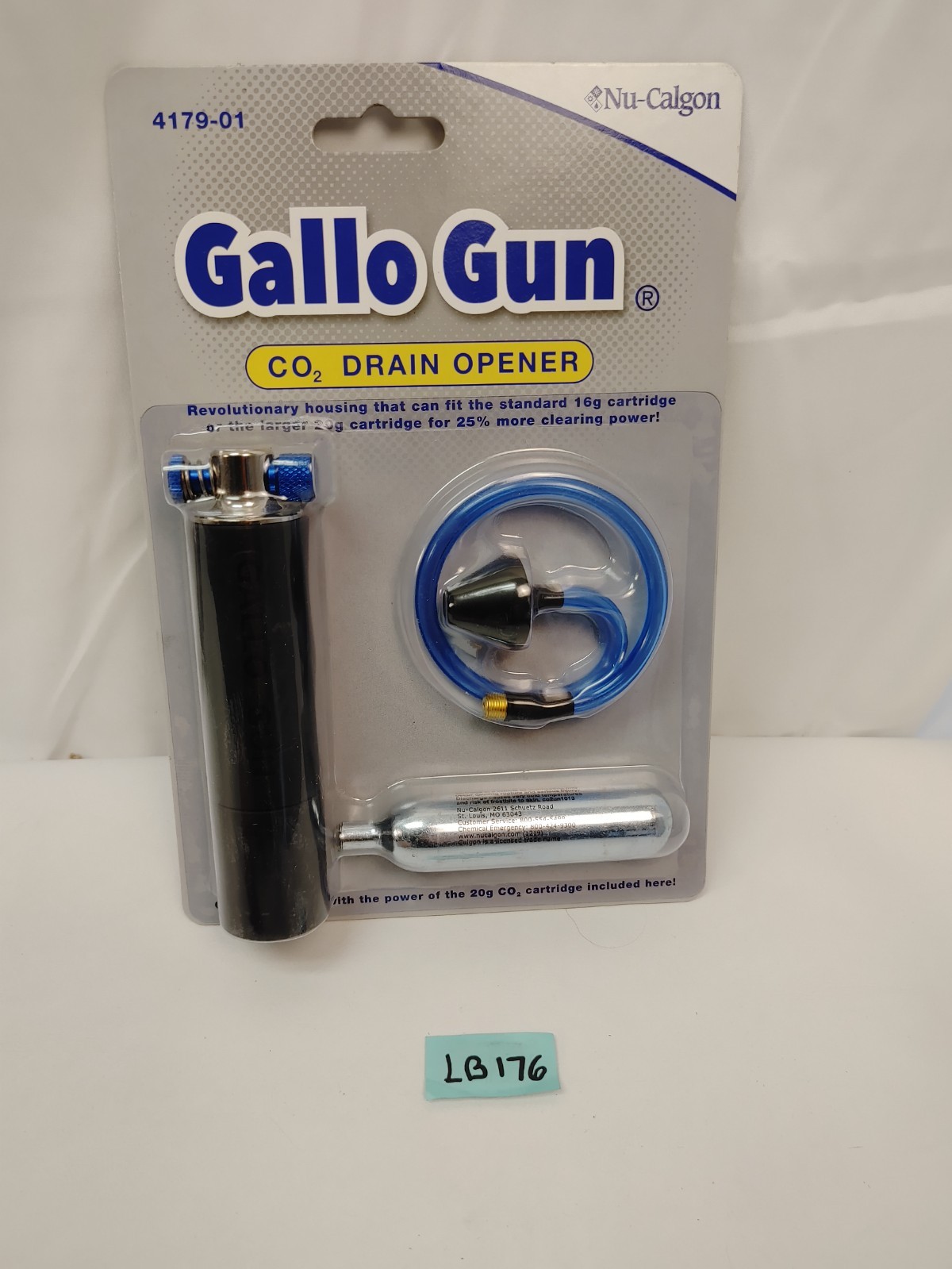 Nu-Calgon 4179-01 Gallo Gun CO2 Drain Opener