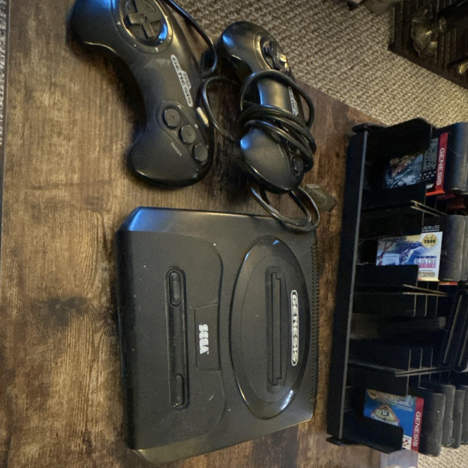 SEGA Genesis Console Lot with Controllers, Games, Sonic & Arcade Platformers