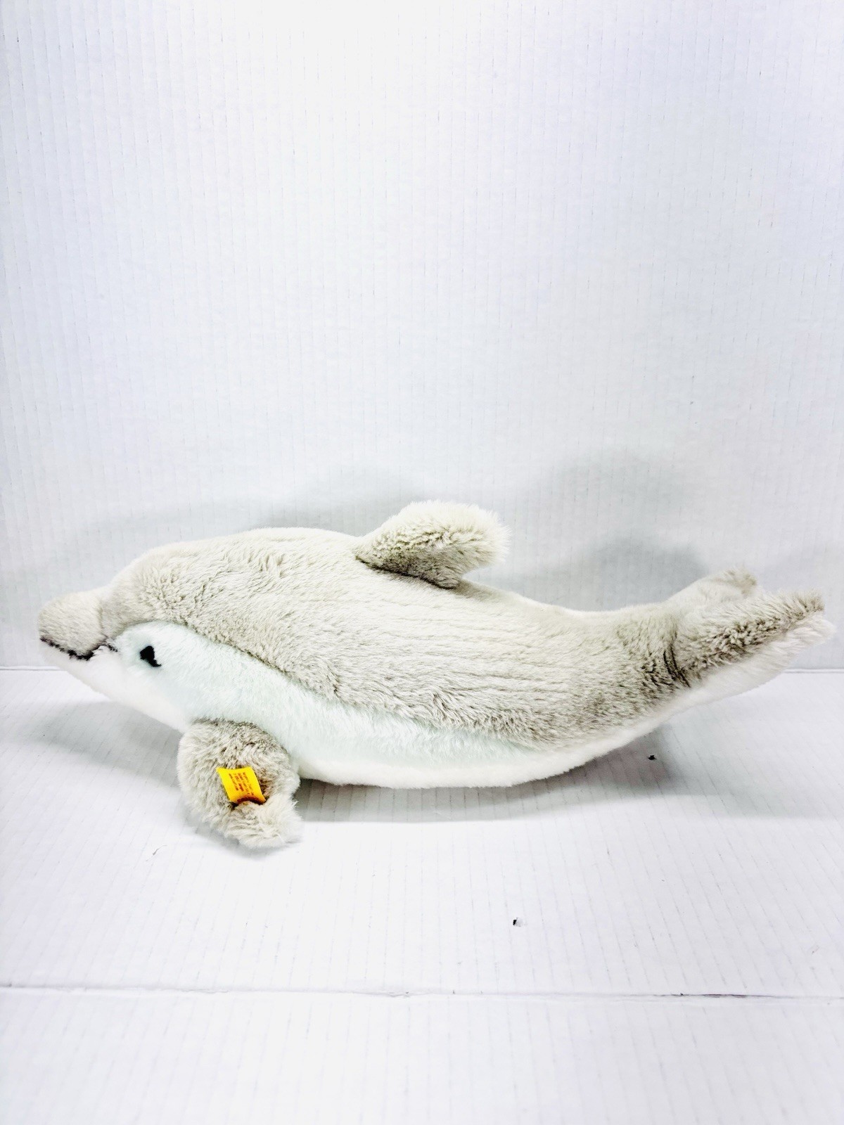 Steiff #063183 Cappy Dolphin Plush Stuffed Animal 14”Gray & Blue