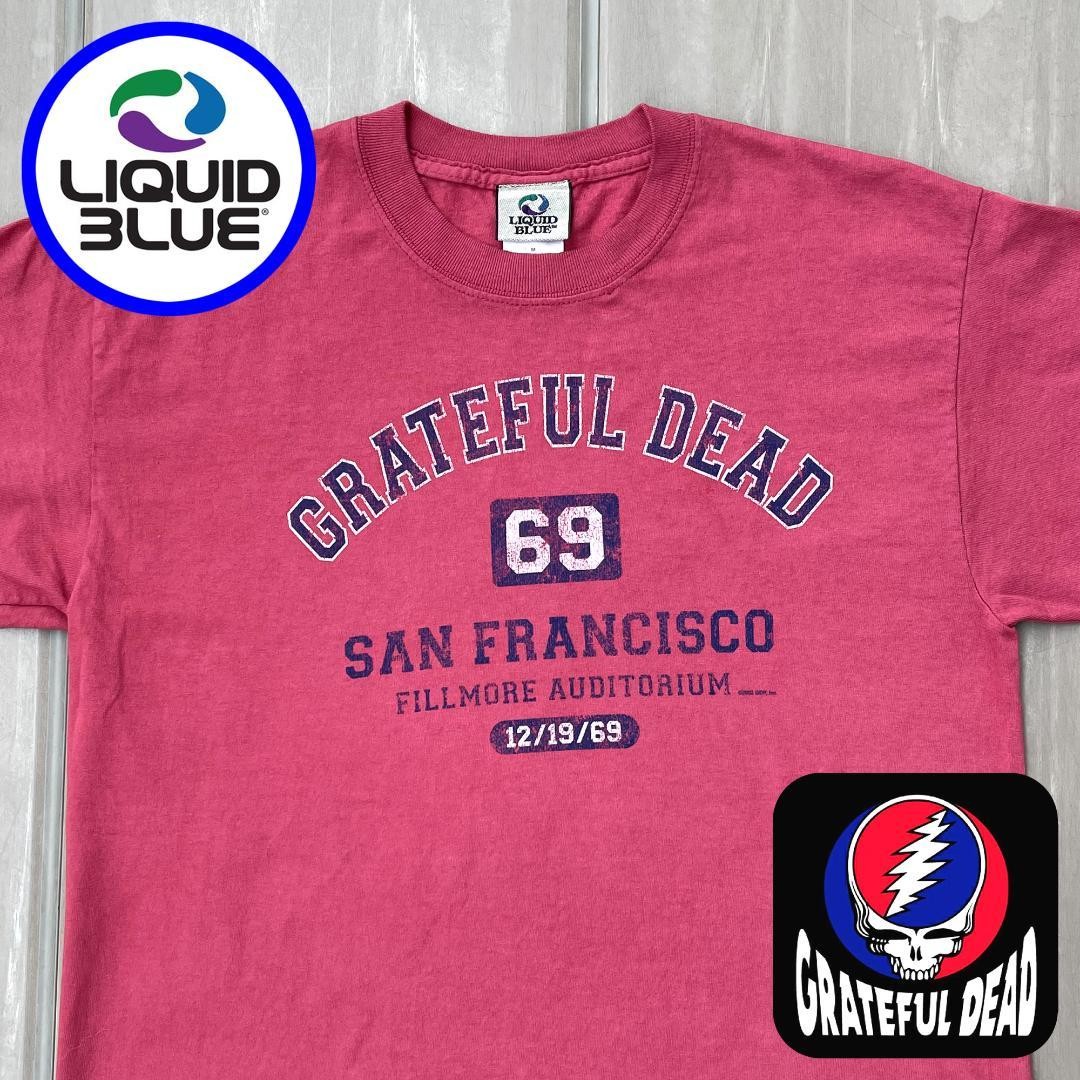 [Made in 2002] Grateful Dead Liquid Blue Band T-shirt Vintage