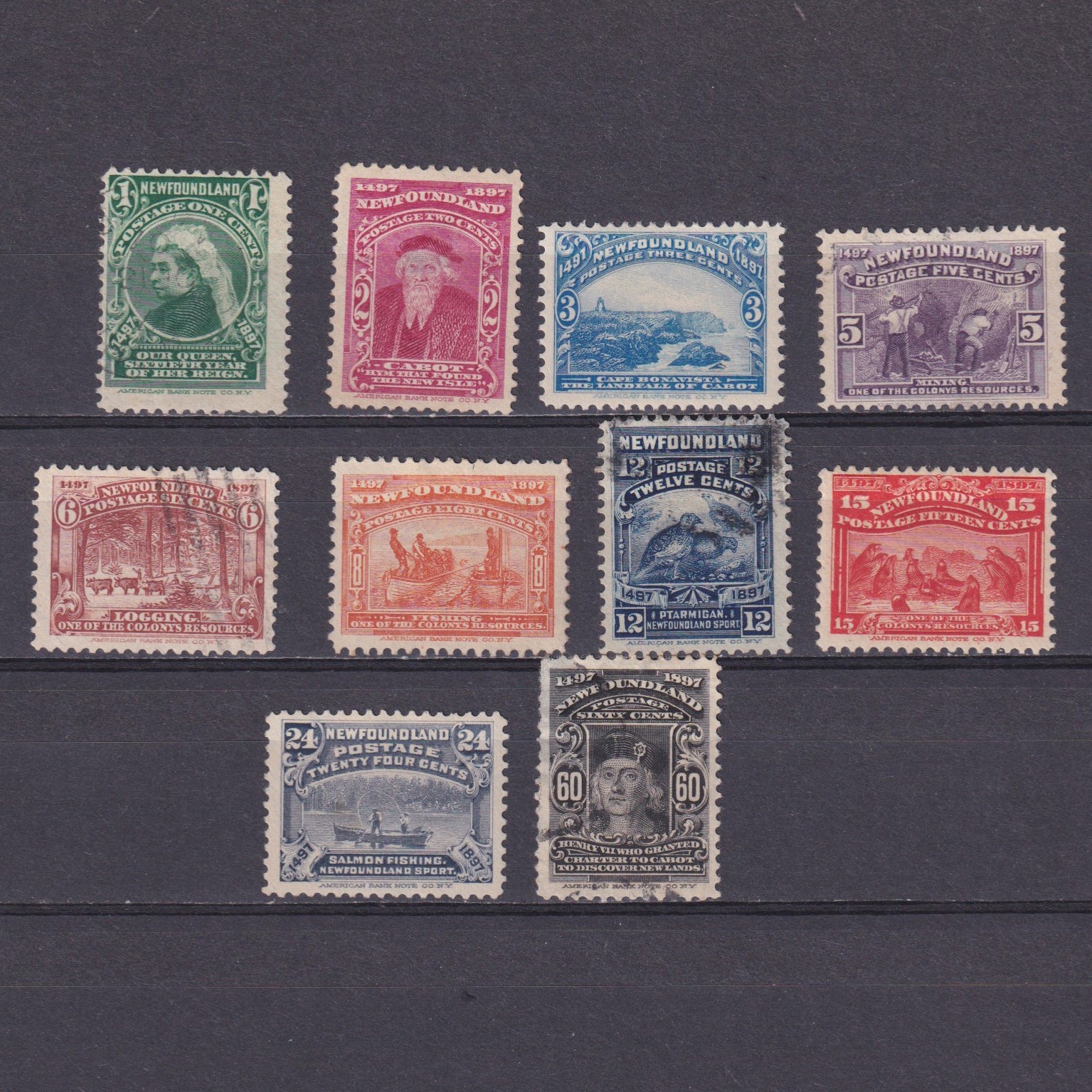 NEWFOUNDLAND CANADA 1897, SG# 66-79, CV £140, part set, MH/NG/Used