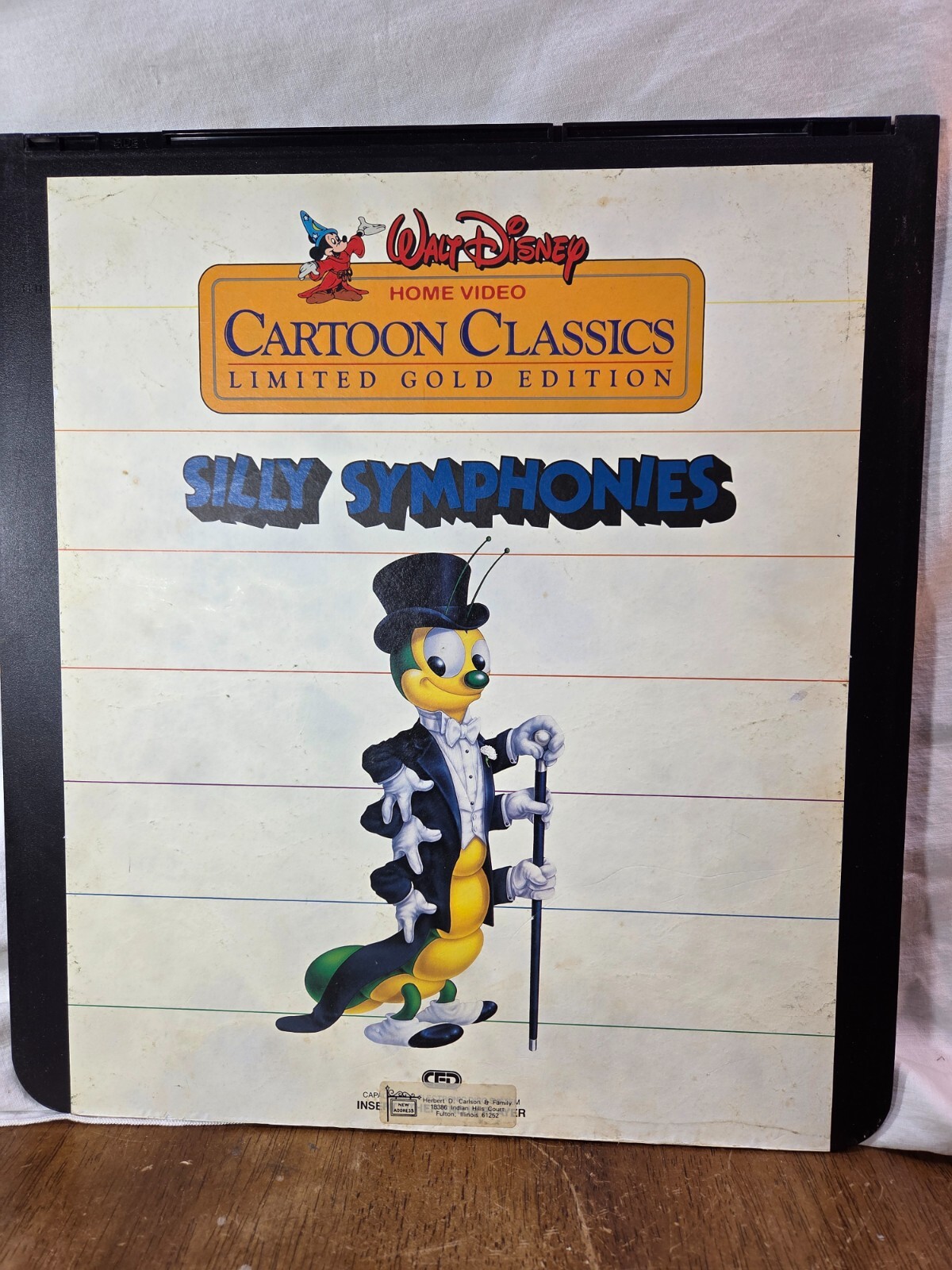 WALT DISNEY CLASSICS SILLY SYMPHONIES CED Capacitance Electronic Video Disc
