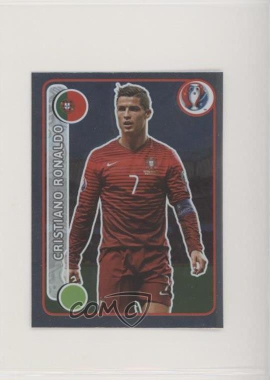 2016 Panini Euro 2016 Album Stickers Foil Cristiano Ronaldo #597 09o5