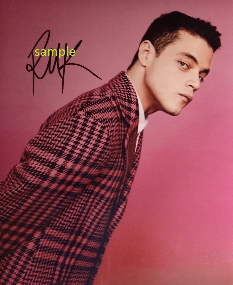 RAMI MALEK SIGNED AUTOGRAPHED 8X10 PHOTO REPRINT PICTURE MAN CAVE CHRISTMAS GIFT